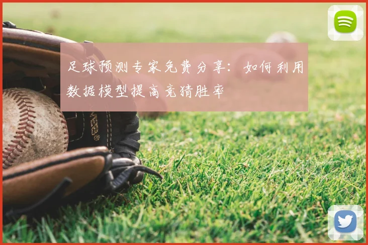足球预测专家免费分享：如何利用数据模型提高竞猜胜率